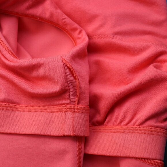 LULULEMON Mastered Motion Long Line Tank Top Size 4 Coral Red *No Removable Pads - Picture 12 of 12